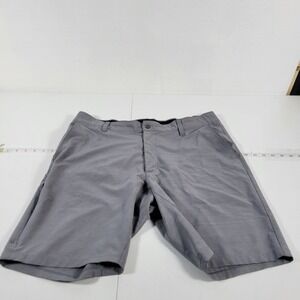 BYLT Men's Kinetic Shorts Gray Heathered Performance Stretch XL